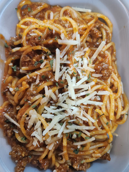 Homemade Beef Spaghetti Family Size